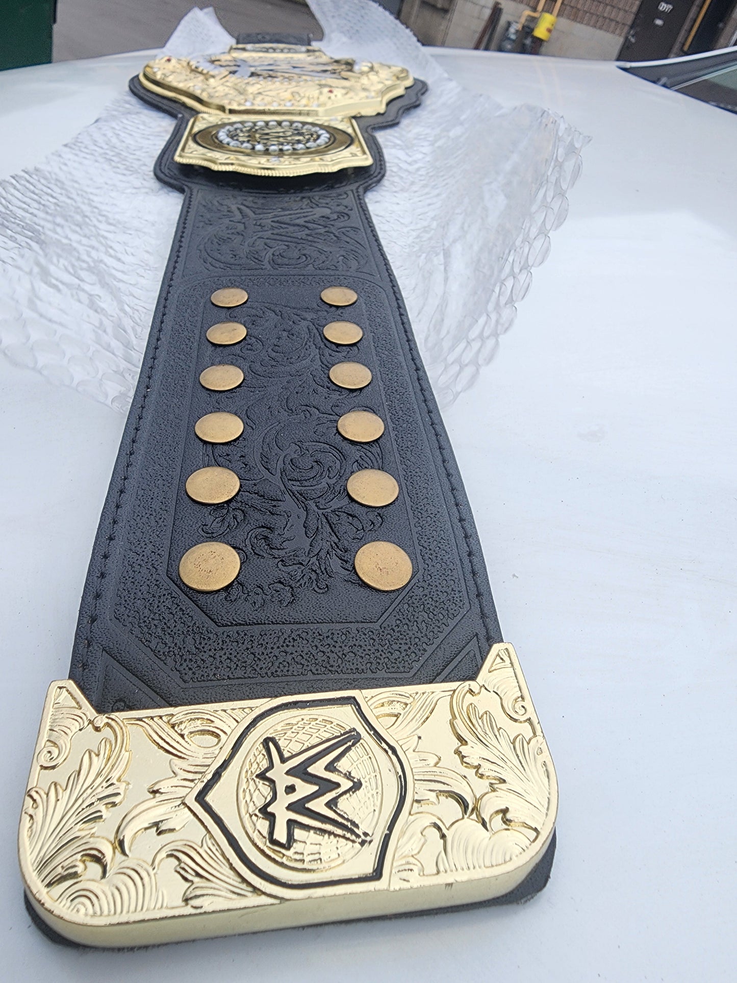 2023 WORLD HEAVYWEIGHT CHAMPIONSHIP REPLICA TITLE BRASS BELT ADULT SIZE 8MM 3D plates