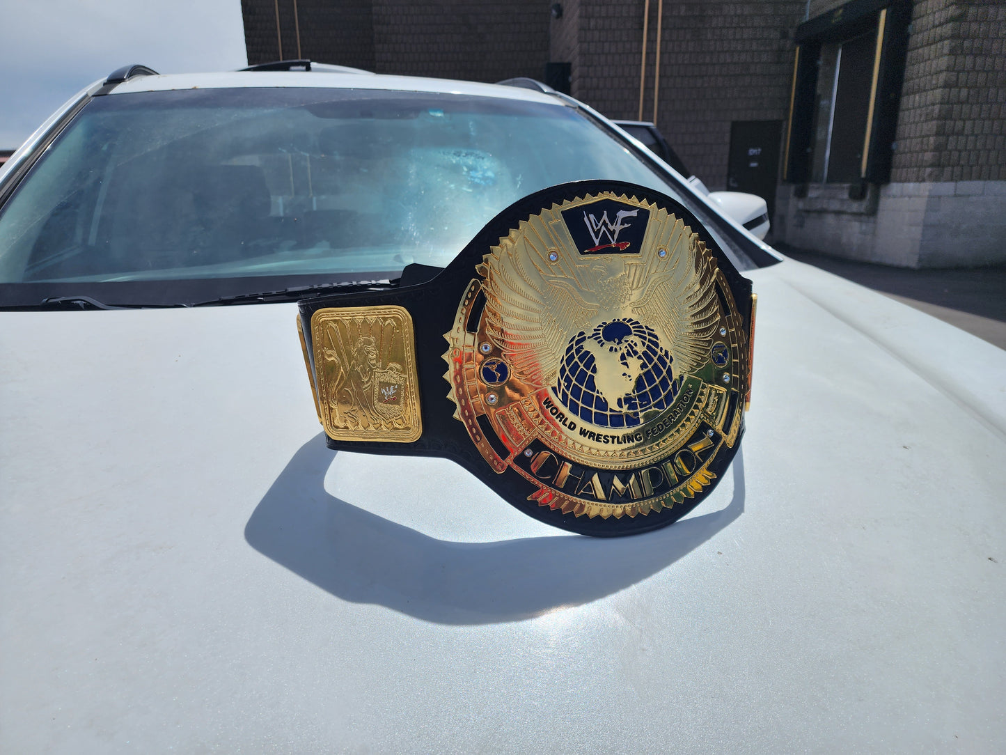 WWF Big Eagle World Championship Belt 24K Real Gold Plated 4MM ZINC