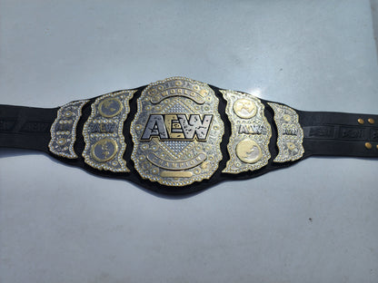 AEW World Championship Belt Replica – Adult Size Wrestling Title Belt  Premium Collectible Fan Gift 4mm Zinc
