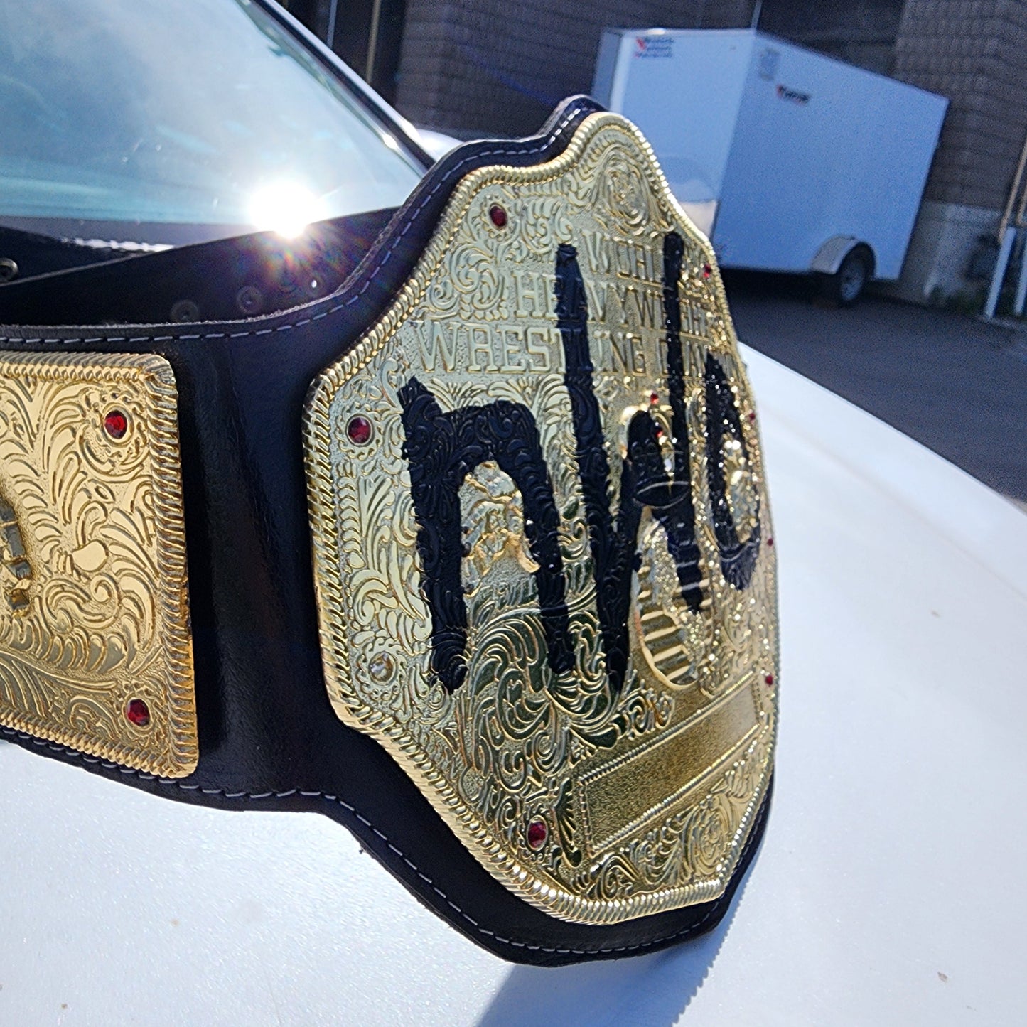 nWo World Heavyweight Championship Replica Belt 6MM Thick plates