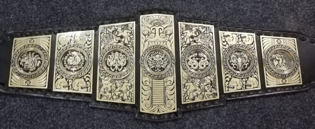 Lucha Underground Gift of GOD Championship Replica Belt Adult Size 4MM thick plates