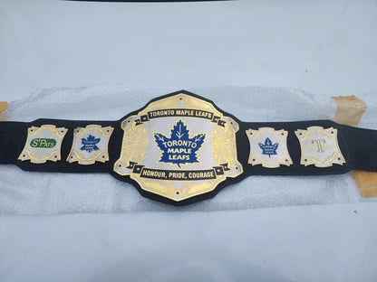 Toronto Maple Leafs Custom Championship Belt - Honor Pride Courage 2MM