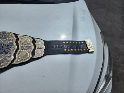 AEW World Championship Belt Replica – Adult Size Wrestling Title Belt  Premium Collectible Fan Gift 4mm Zinc