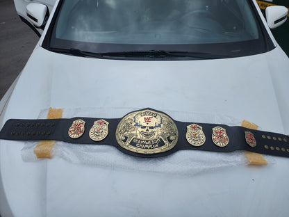 Smoking Skull Attitude Era Heavyweight Championship Skull Belt Replica 4MM