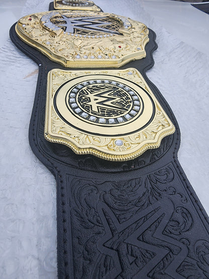 2023 WORLD HEAVYWEIGHT CHAMPIONSHIP REPLICA TITLE BRASS BELT ADULT SIZE 8MM 3D plates