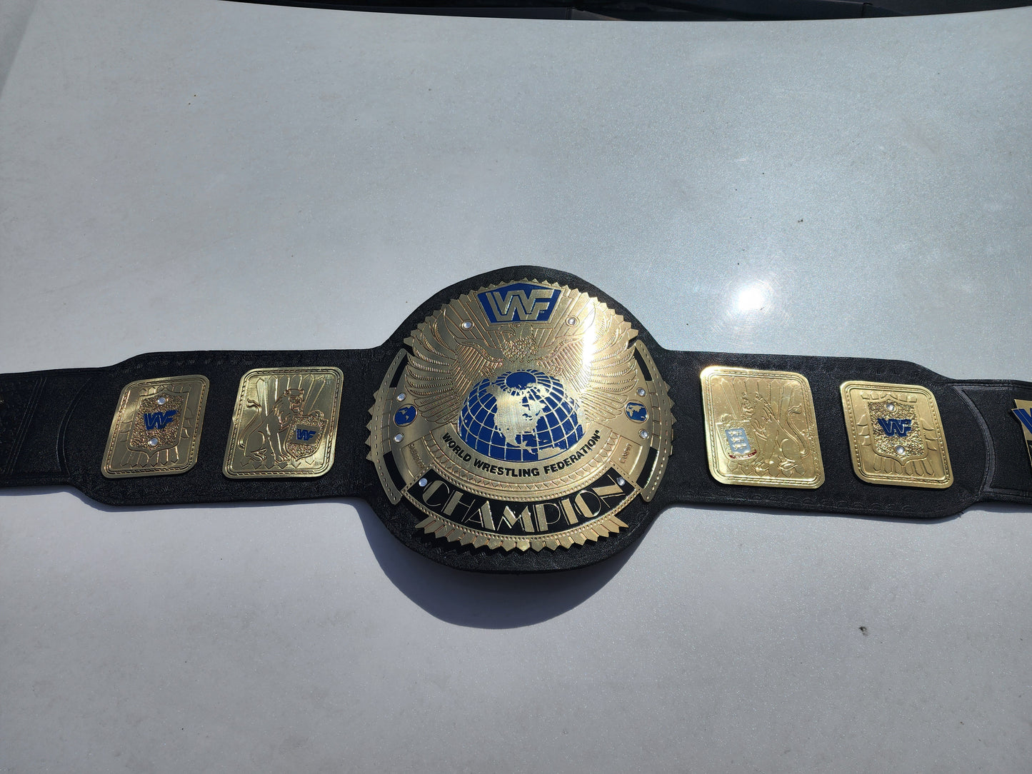 Block Logo Big Eagle Heavyweight Wrestling Championship belt 2MM
