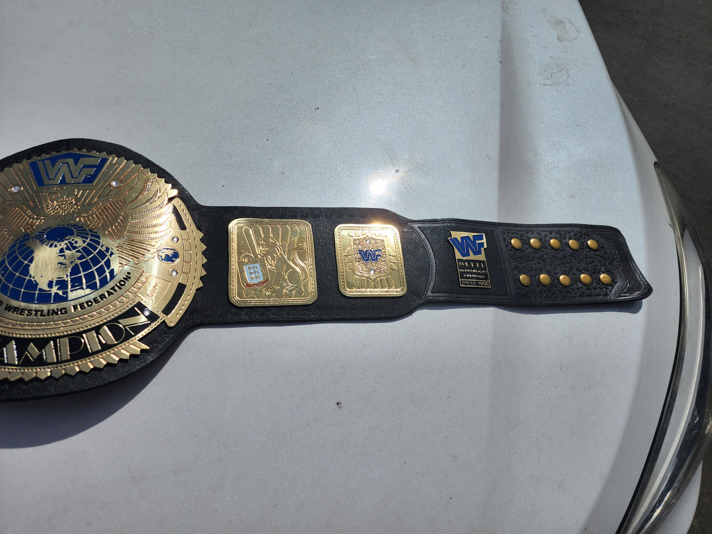 Block Logo Big Eagle Heavyweight Wrestling Championship belt 2MM