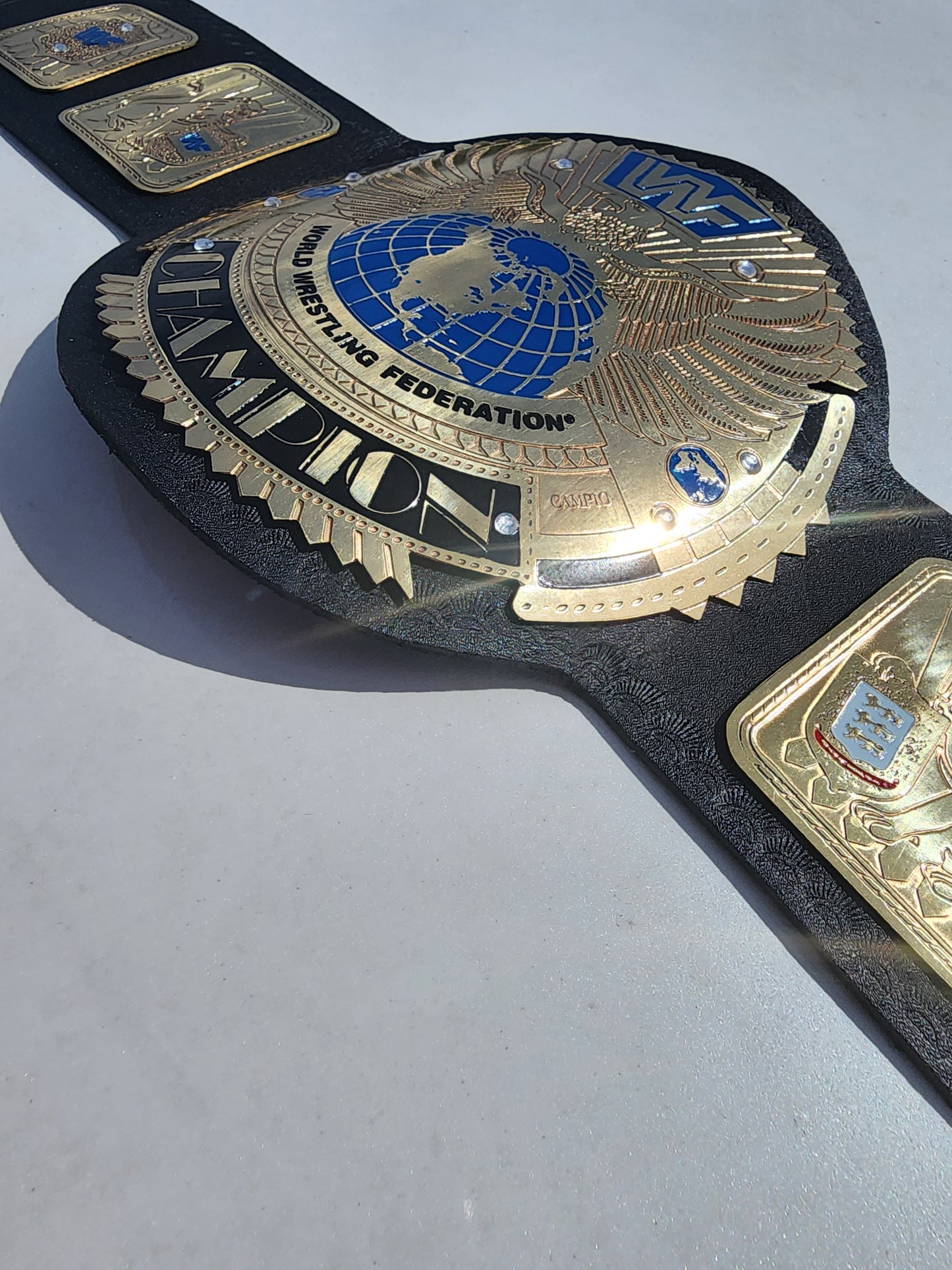 Block Logo Big Eagle Heavyweight Wrestling Championship belt 2MM