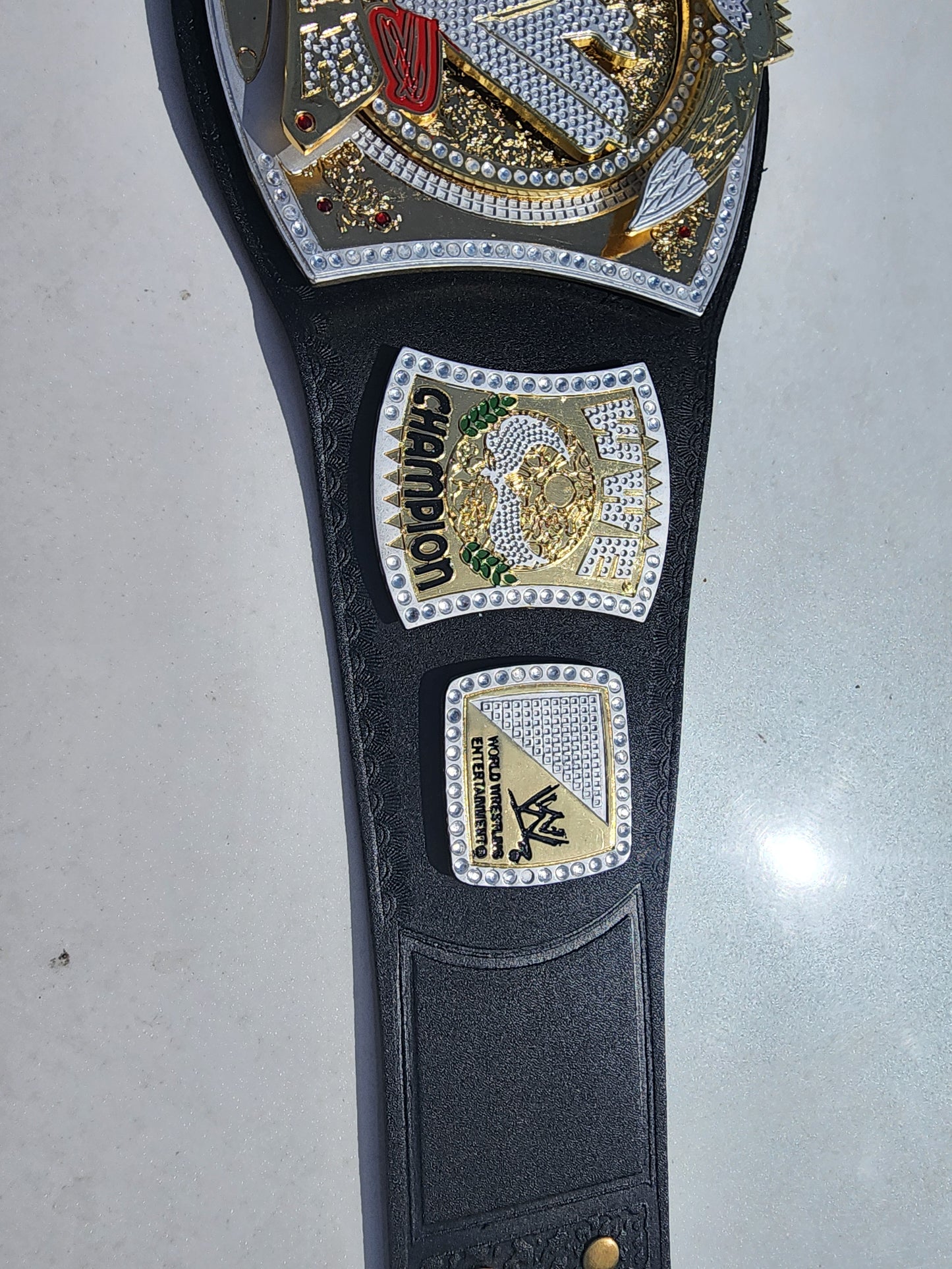 World Heavyweight Championship Spinner Belt Replica Title Belt Adult 4MM