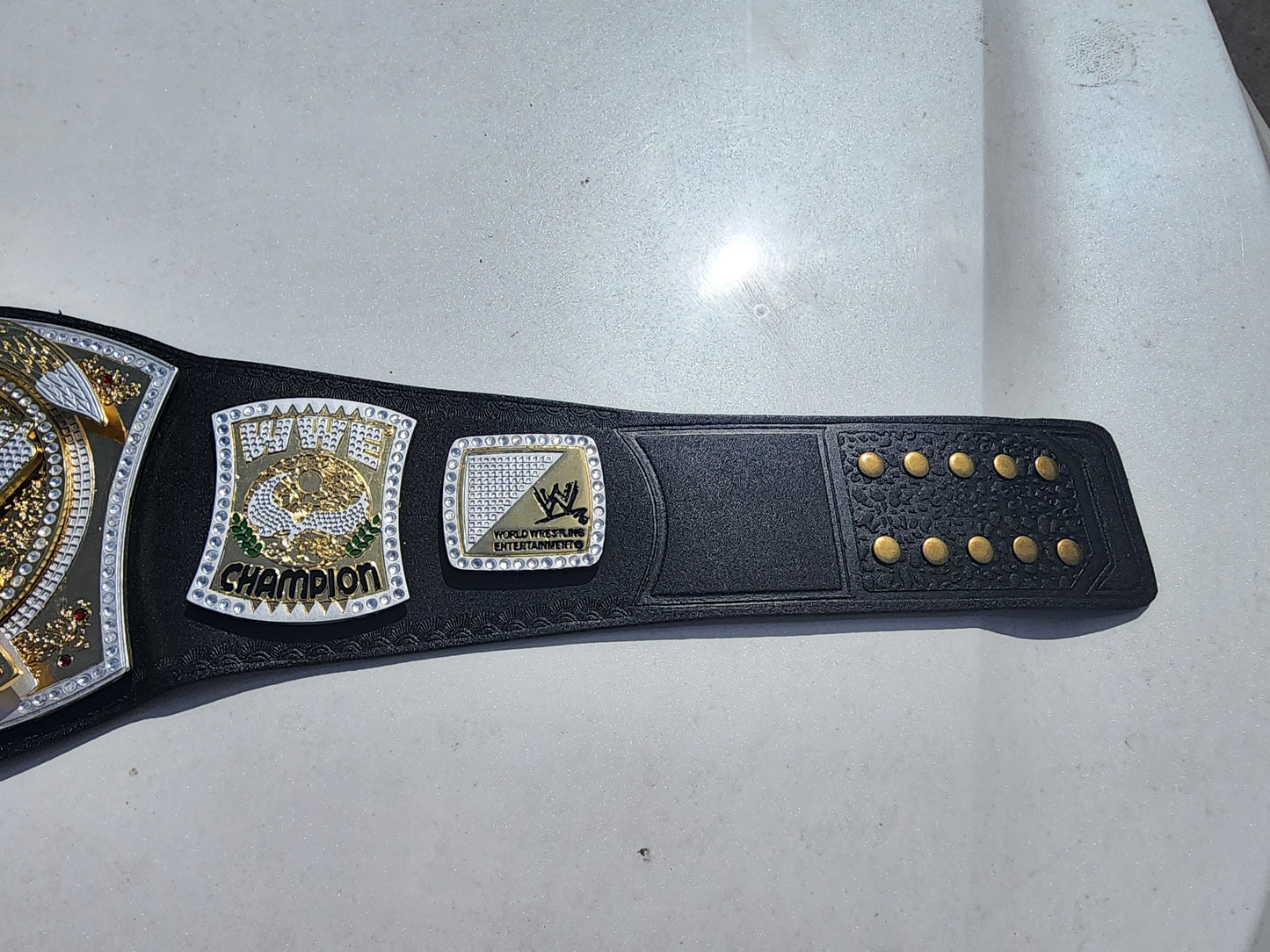 World Heavyweight Championship Spinner Belt Replica Title Belt Adult 4MM