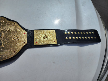 Big Gold Wrestling Belt – Rope Like Borders 6MM Zinc Thick plates