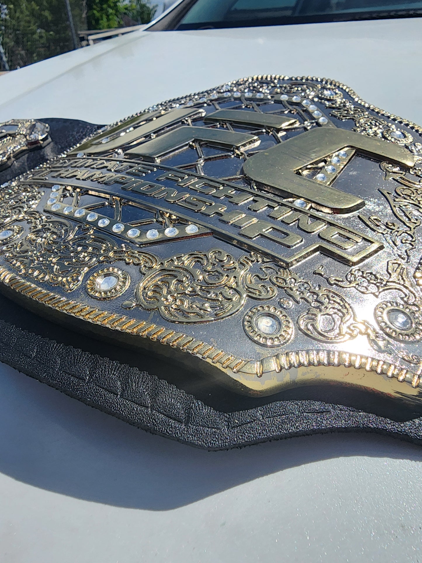 8mm Thick Plates Classic UFC. Fighter Boxing Championship Belt Adults