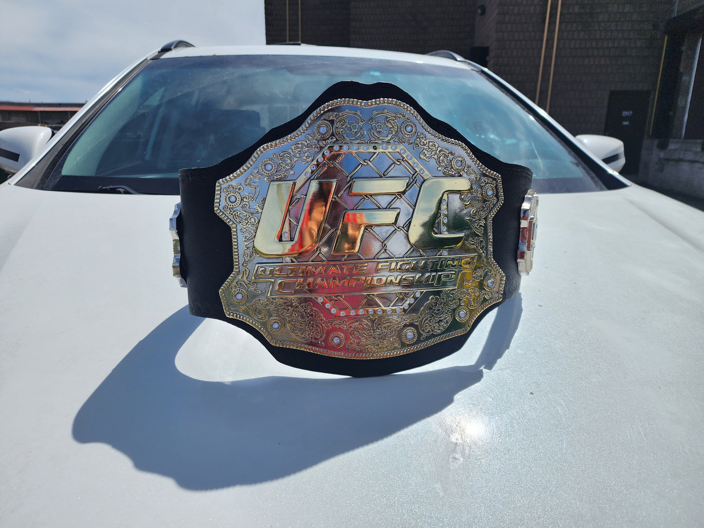 8mm Thick Plates Classic UFC. Fighter Boxing Championship Belt Adults