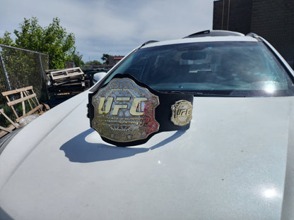 8mm Thick Plates Classic UFC. Fighter Boxing Championship Belt Adults