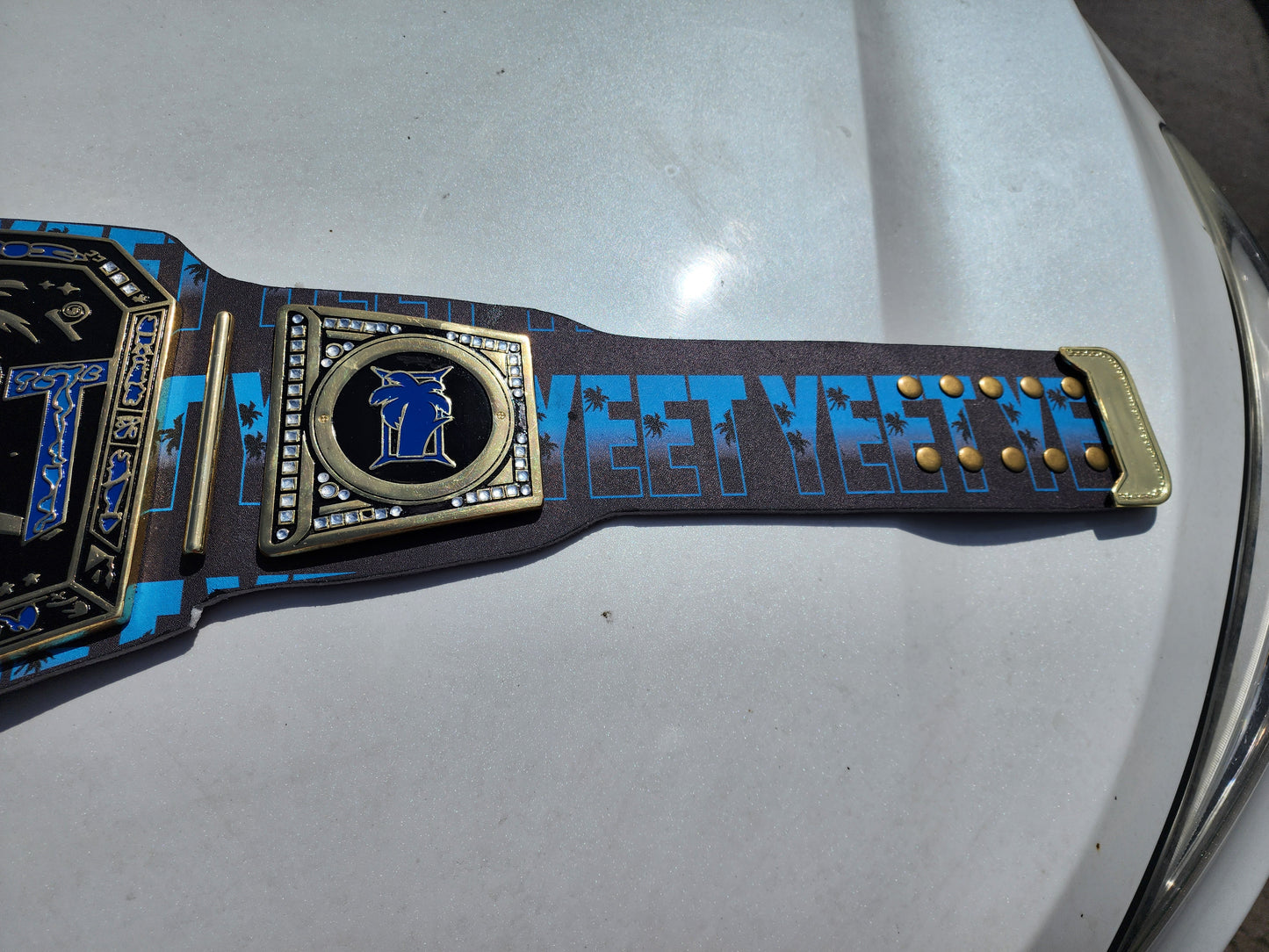 New YEET Heavyweight Wrestling Championship Title Belt Replica 4MM