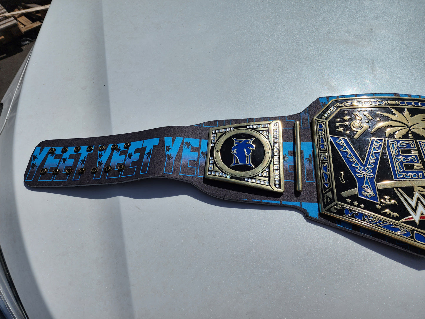New YEET Heavyweight Wrestling Championship Title Belt Replica 4MM