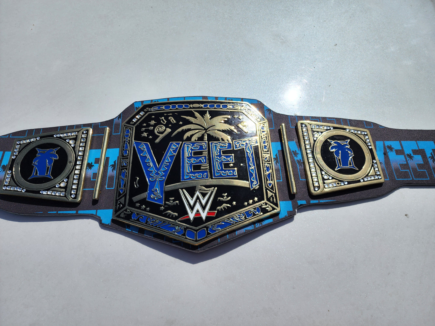 New YEET Heavyweight Wrestling Championship Title Belt Replica 4MM