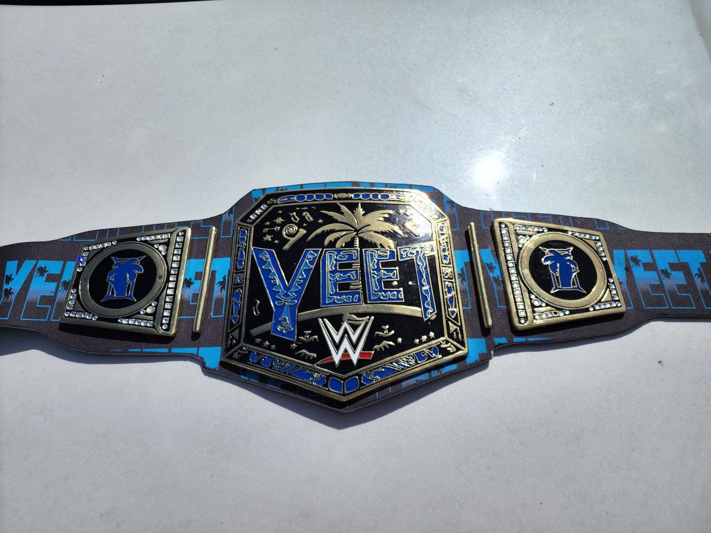New YEET Heavyweight Wrestling Championship Title Belt Replica 4MM