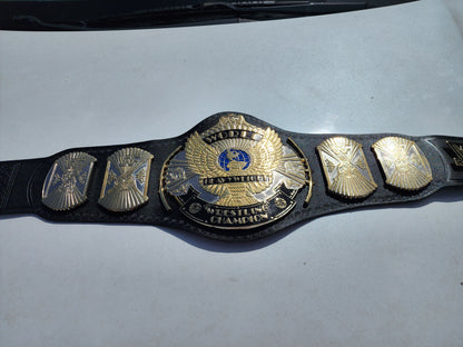 WWF Winged Eagle World Heavyweight Championship Replica Belt Gold & Silver 4MM