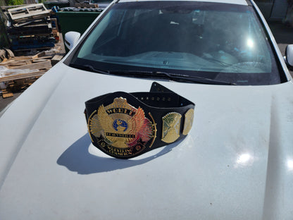 WWF Winged Eagle World Heavyweight Championship Replica Belt Gold & Silver 4MM