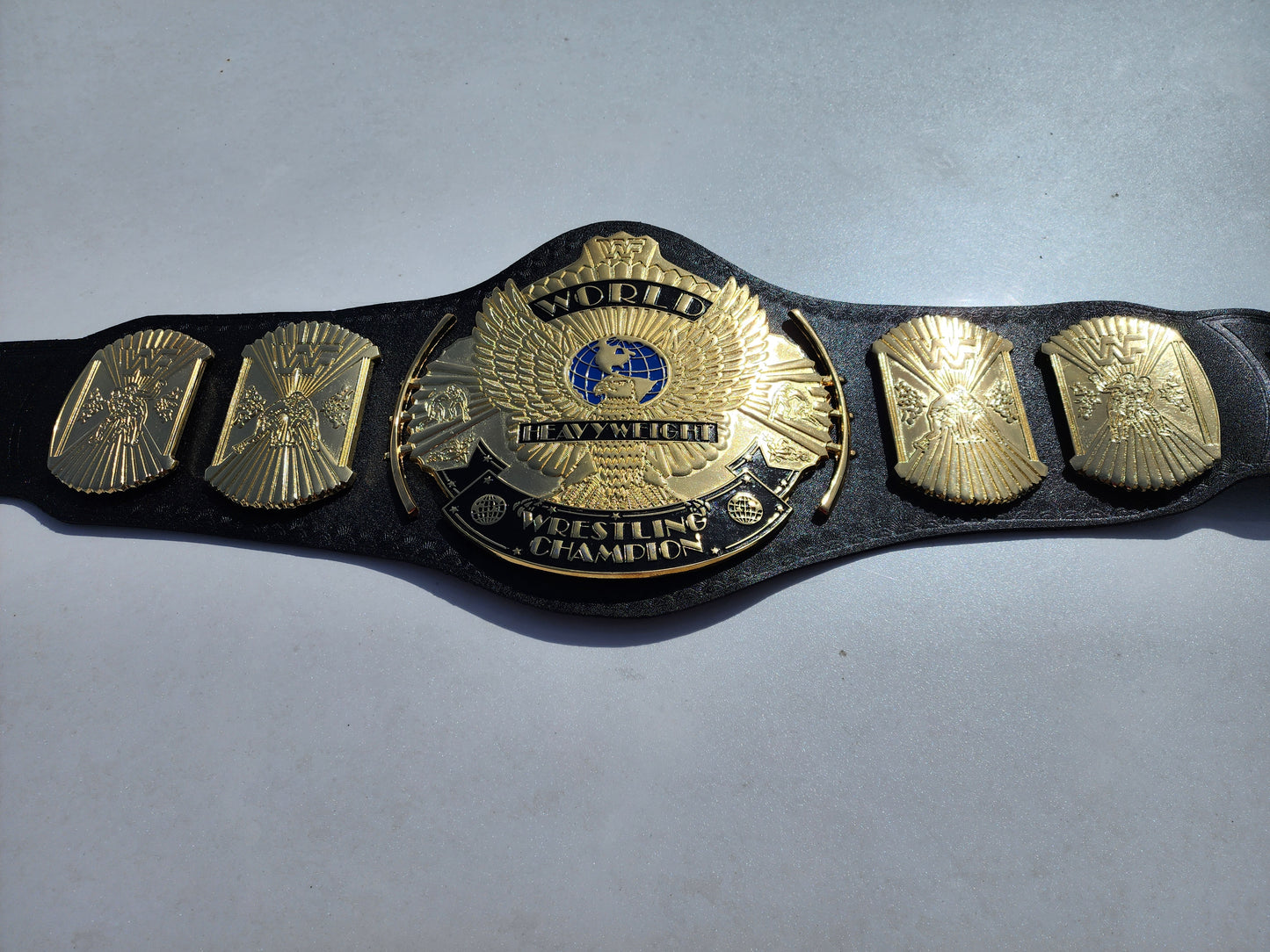 WWF Winged Eagle World Heavyweight Championship Replica Belt Gold 4MM