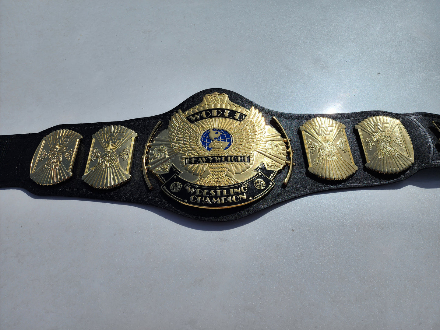 WWF Winged Eagle World Heavyweight Championship Replica Belt Gold 4MM