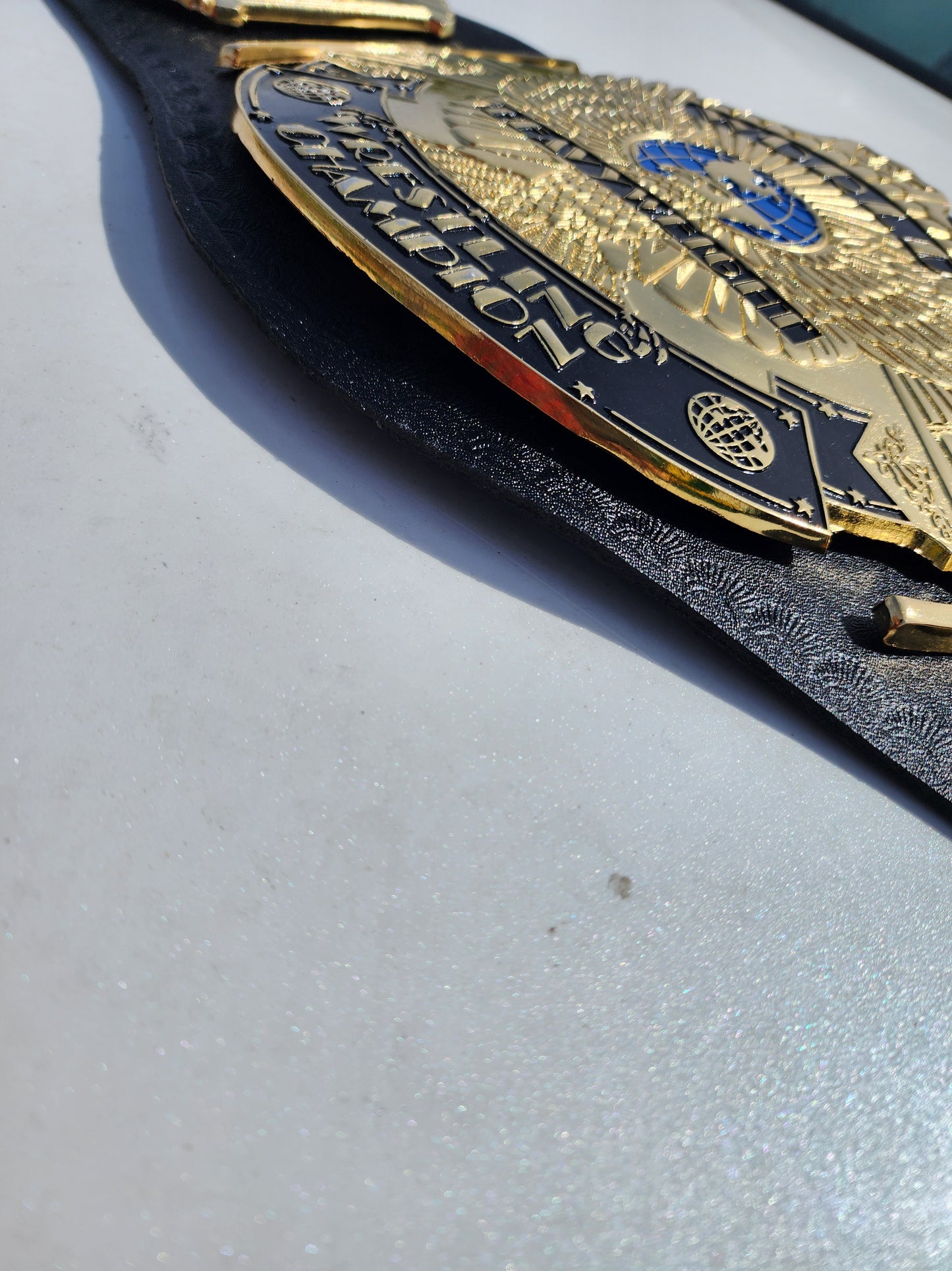 WWF Winged Eagle World Heavyweight Championship Replica Belt Gold 4MM