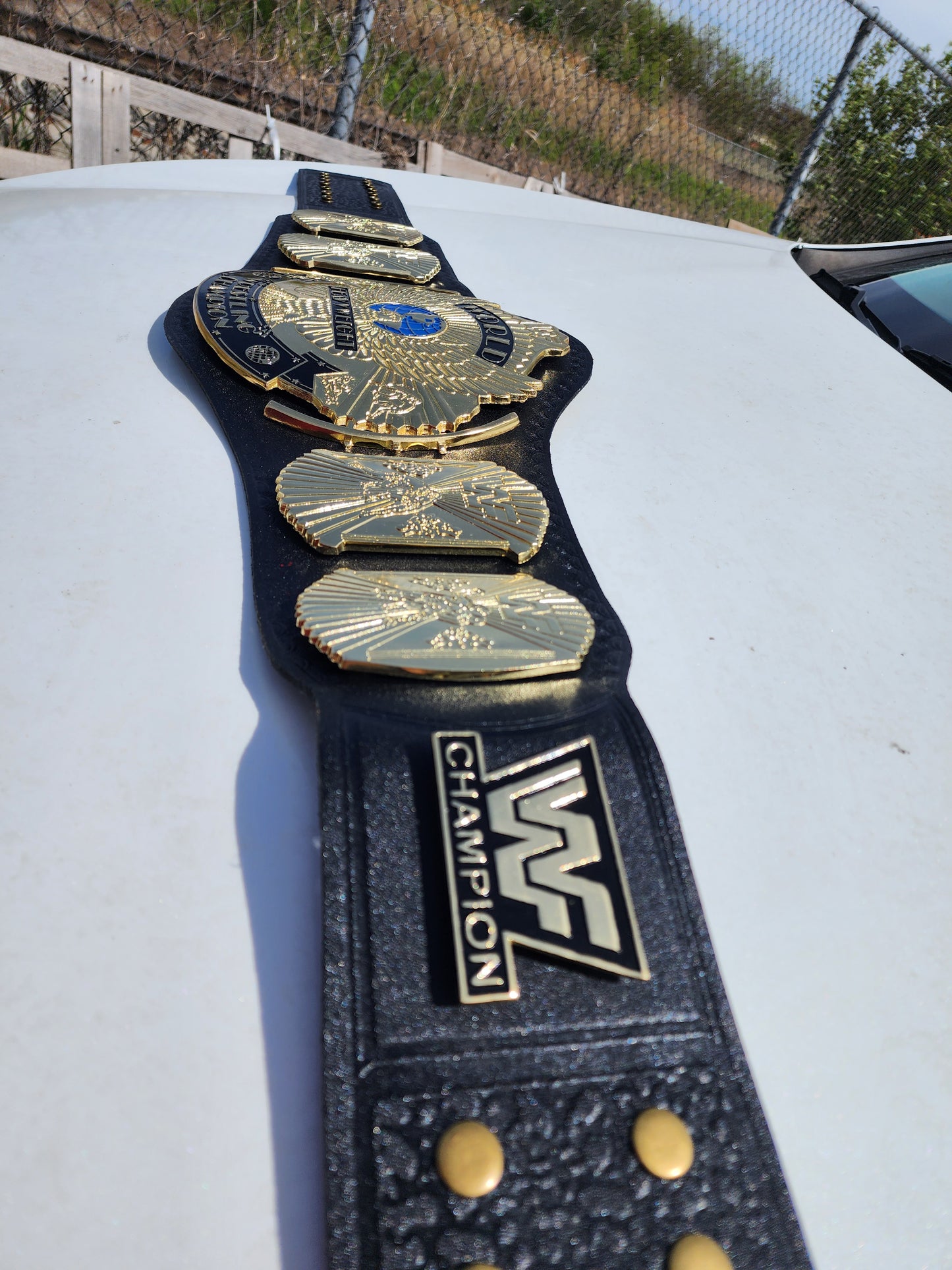 WWF Winged Eagle World Heavyweight Championship Replica Belt Gold 4MM