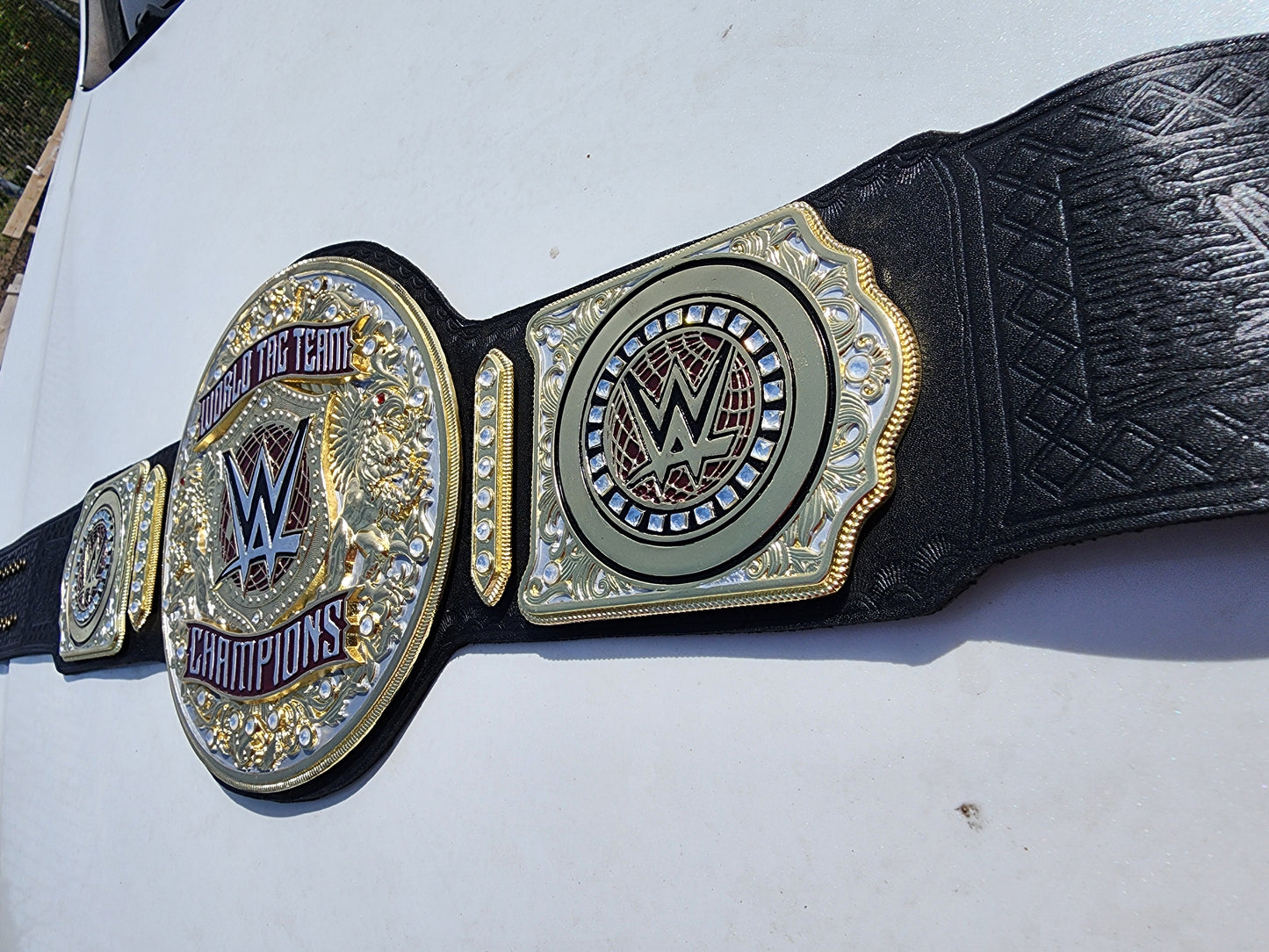 2024 World Tag Team World Heavyweight Championship Replica Title Belt thick plates 3D belt