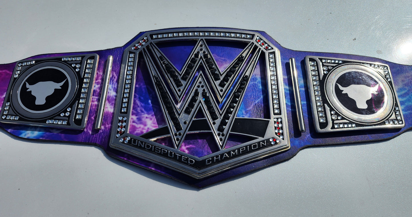 The Rock Undisputed WWE Universal Championship Replica Belt - Purple Bull 4MM