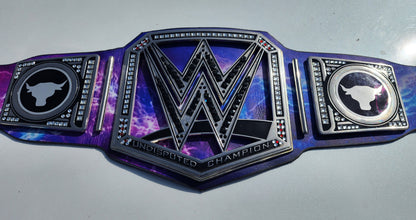 The Rock Undisputed WWE Universal Championship Replica Belt - Purple Bull 4MM