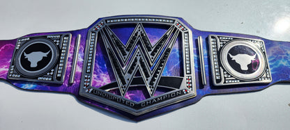 The Rock Undisputed WWE Universal Championship Replica Belt - Purple Bull 4MM