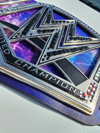 The Rock Undisputed WWE Universal Championship Replica Belt - Purple Bull 4MM