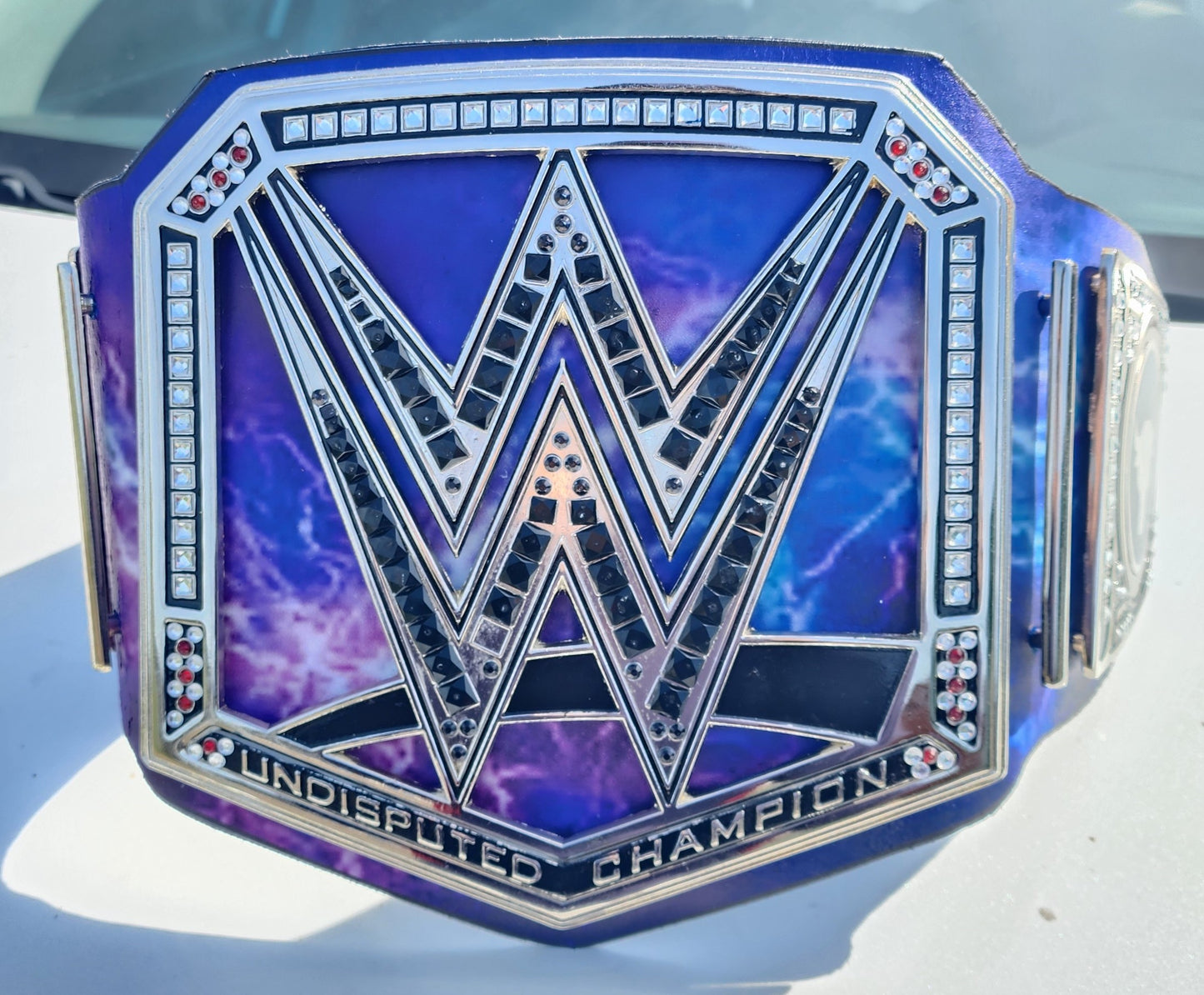 The Rock Undisputed WWE Universal Championship Replica Belt - Purple Bull 4MM