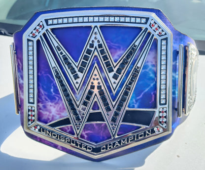The Rock Undisputed WWE Universal Championship Replica Belt - Purple Bull 4MM
