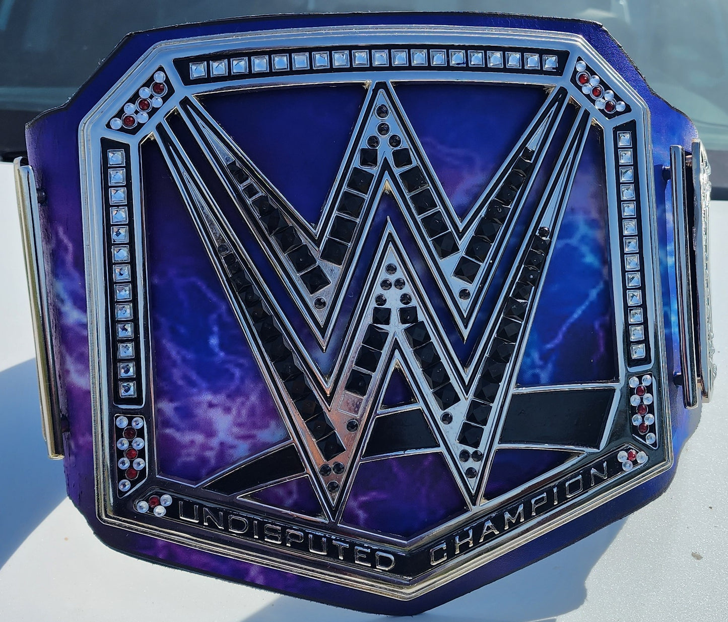 The Rock Undisputed WWE Universal Championship Replica Belt - Purple Bull 4MM