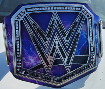 The Rock Undisputed WWE Universal Championship Replica Belt - Purple Bull 4MM