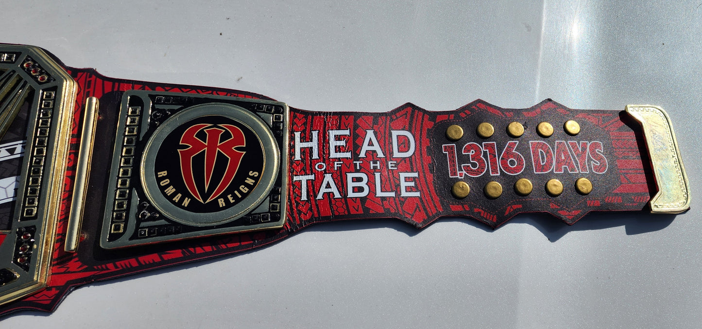 Roman Reigns Undisputed WWE Championship Replica Belt - Tribal Chief Red 4MM