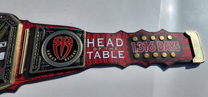 Roman Reigns Undisputed WWE Championship Replica Belt - Tribal Chief Red 4MM