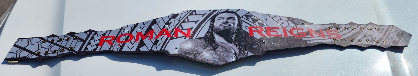 Roman Reigns Undisputed WWE Championship Replica Belt - Tribal Chief Red 4MM