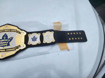 Toronto Maple Leafs Custom Championship Belt - Honor Pride Courage 2MM