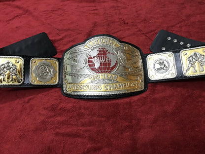 Nwa Nation Tag Team Belt In 4mm Zinc Deep Etching