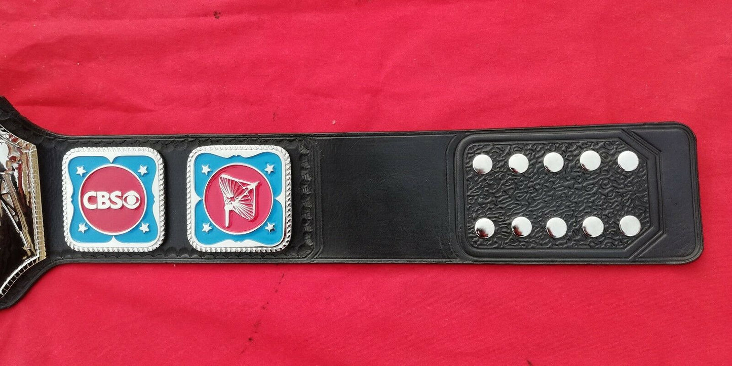 Nwa Television Heavyweight Wrestling Championship Belt  4MM ZINC