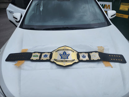 Toronto Maple Leafs Custom Championship Belt - Honor Pride Courage 2MM
