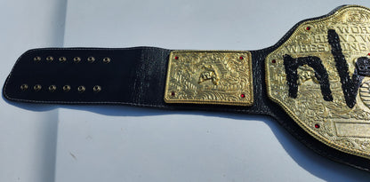 nWo World Heavyweight Championship Replica Belt 6MM Thick plates