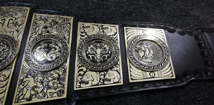Lucha Underground Gift of GOD Championship Replica Belt Adult Size 4MM thick plates