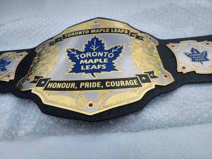 Toronto Maple Leafs Custom Championship Belt - Honor Pride Courage 2MM