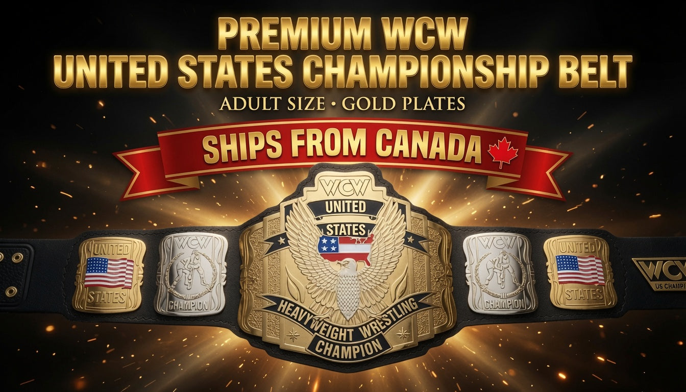 Wcw United States Heavy Weight Championship belt 2MM