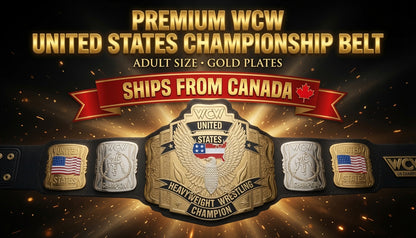 Wcw United States Heavy Weight Championship belt 2MM