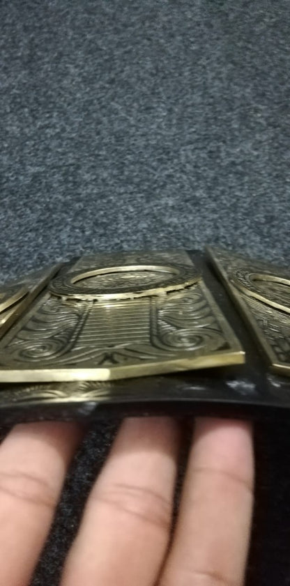 Lucha Underground Gift of GOD Championship Replica Belt Adult Size 4MM thick plates
